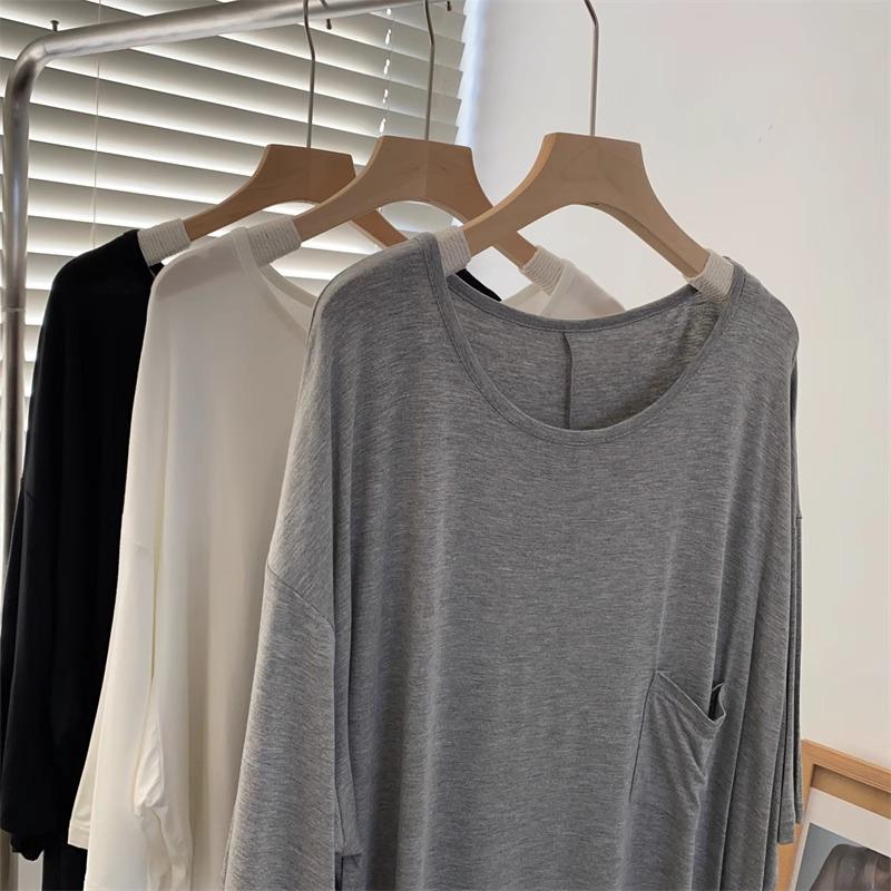 Women's Plus Size Oversized Draped Short Sleeve T-Shirt for Spring/Summer – Perfect for Home, Dance, and Yoga