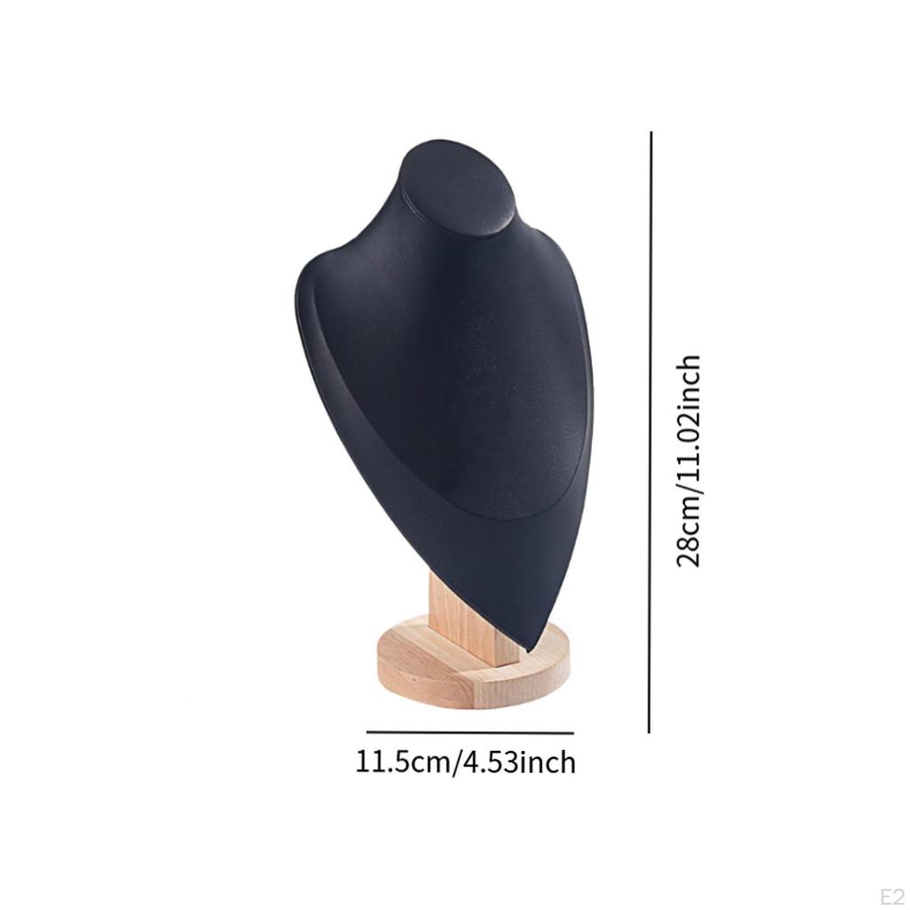 Jewelry Display Bust Stand for Necklaces, Retail Store Countertop Holder