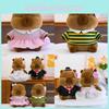 Plush Capybara Wedding Dolls Soft Stuffed Animal Gift For Couples Decor Home