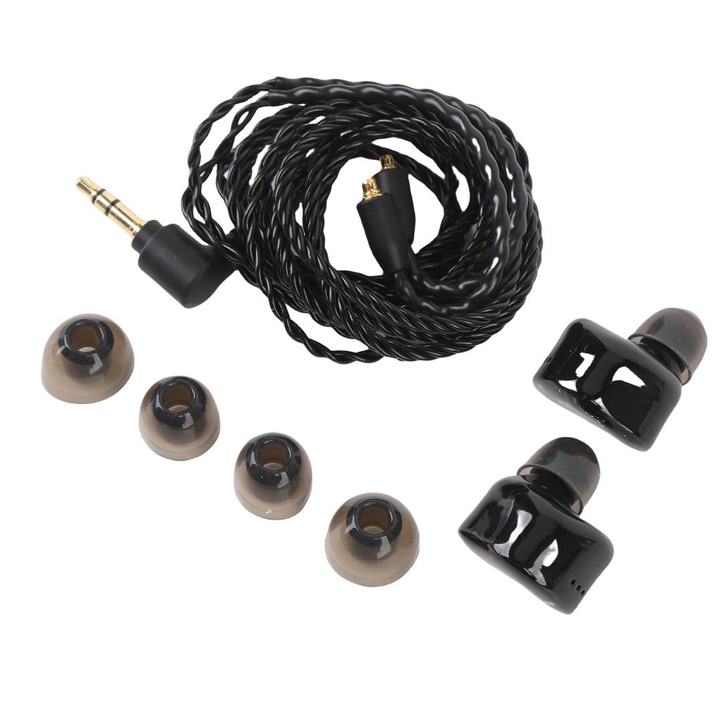 IEM Earphones Noise Reduction Professional Sound Isolating HiFi Stereo Wired Earbuds with
