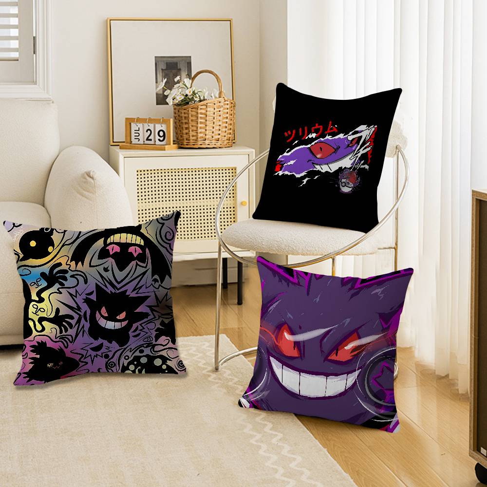 Japanese Anime Gengar Personalized Pillow Dust Cover Bedroom Kids Party Decoration Pillowcase Birthday Children Gift
