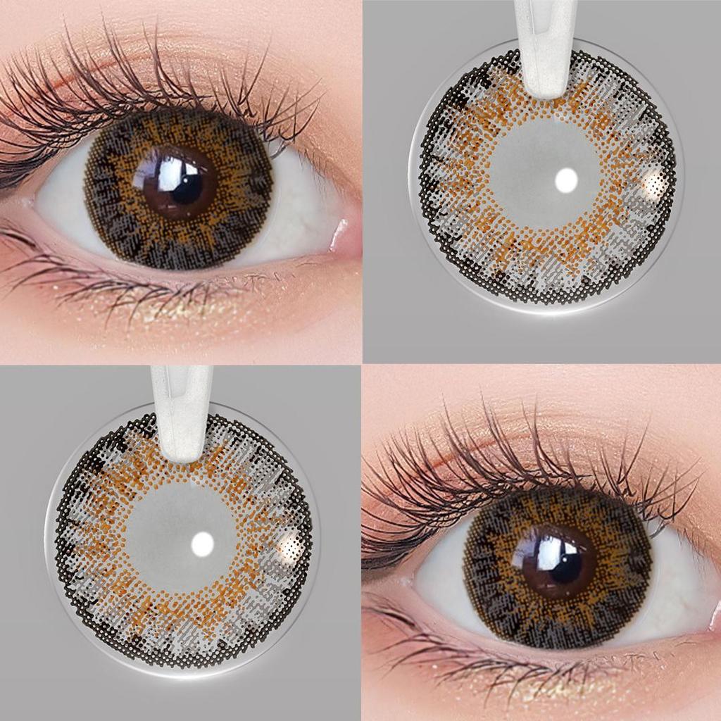 MAGISTER Мягкие гидрогелевые цветные контактные линзы без диоптрий, 1 пара+ контейнер для хранения