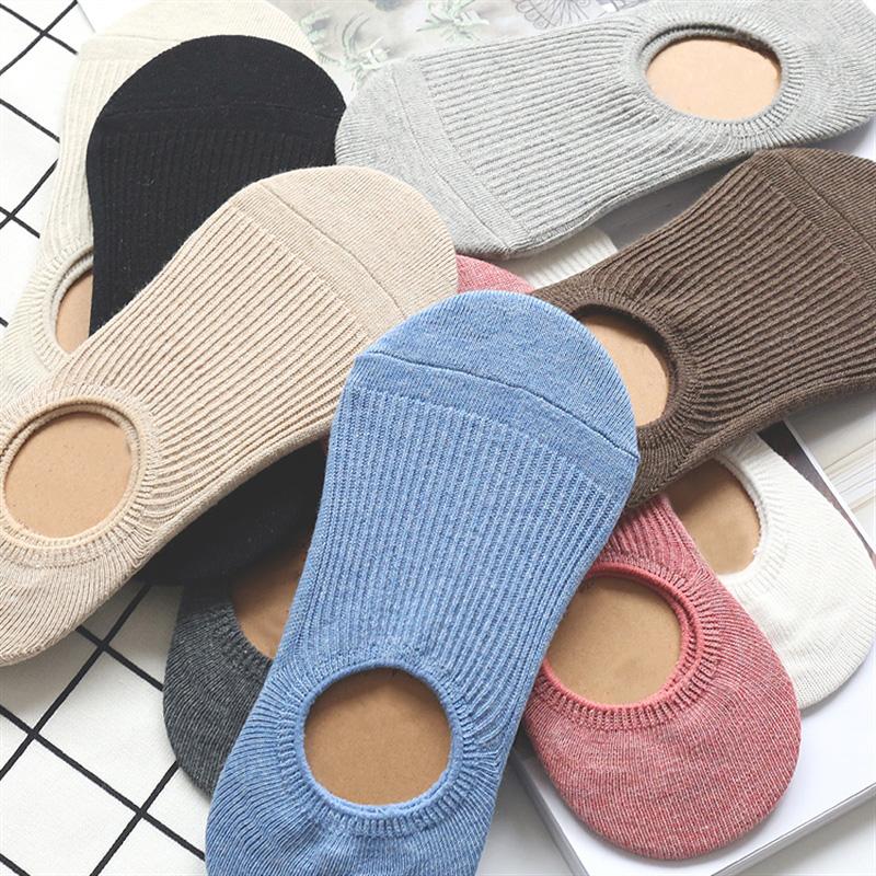 Невидимый женский свитшот, летние удобные хлопковые бамбуковые женские носки-лодочки для девочек
