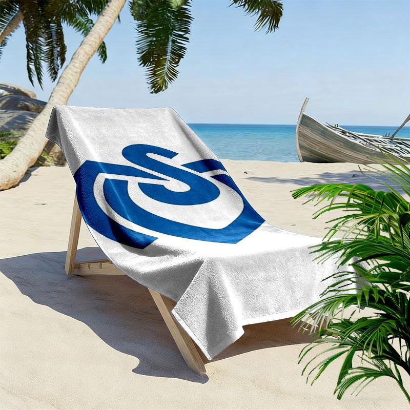 MSV Duisburg Print Beach Towel, Large Soft Quick Dry Towel for Beach Camping Swimming