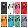 For Huawei Mate 60 50 50E 40 40E Pro Plus Punk Armor Shockproof Bumper Rugged Rubberized PC Fitted Kickstand Case Stand Holder Cover Shell