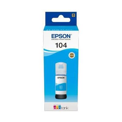 Epson Набор для заправки чернил Epson EcoTank 104 - Голубой - Струйный - 7500 Страниц - 1 Шт.(s) (C13T00P240)