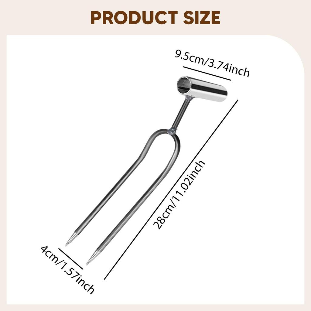 Garden Hand Tiller for Raised Bed Thickened Steel Aerating