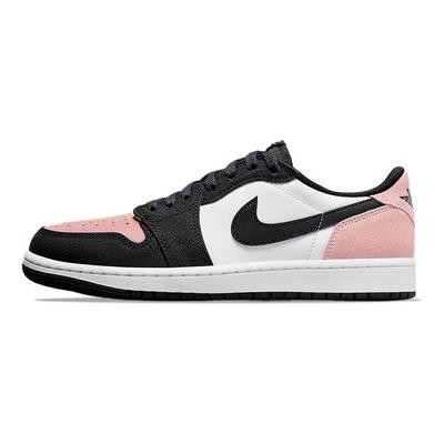 Air 1 Retro Low OG GS Отбеленные коралловые детские кроссовки Розовый Черный Белый CZ0858-061