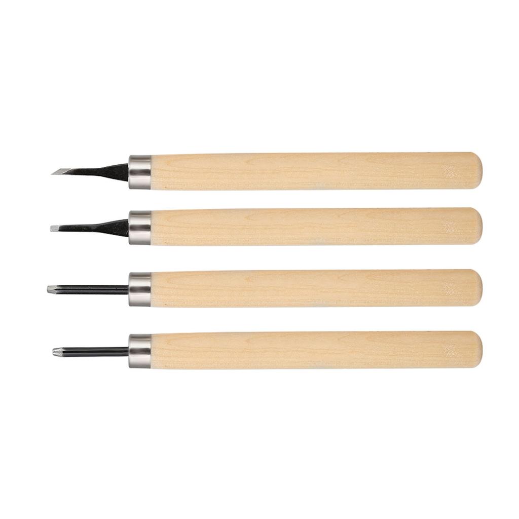 4 шт., нож для резьбы по дереву, ручная точилка, штамп, ножи, набор инструментов для резьбы