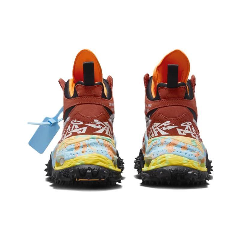 Off-White x Nike Air Terra Forma Mantra Orange Унисекс Кроссовки Черные Прозрачные DQ1615-800
