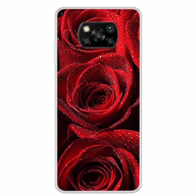 Чехол для Poco X3 Pro X3 NFC 6.67" Прозрачный Мраморный Мягкий ТПУ Силиконовый Задний Чехол для Телефона Xiaomi Poco X3 NFC Ударопрочный Fundas