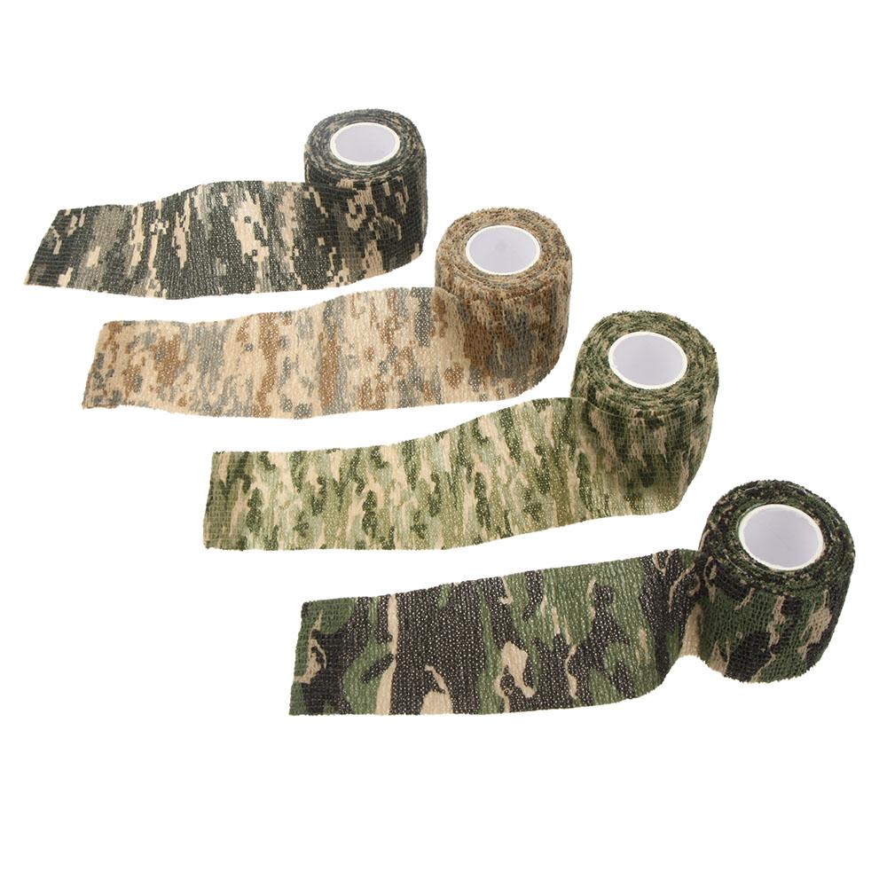 1 рулон многоразовой уличной военной камуфляжной ленты для охоты, кемпинга и велоспорта, эластичная лента-невидимка