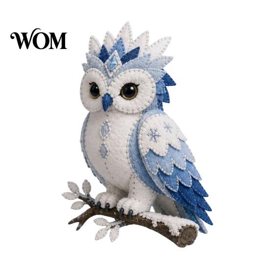 Beginner Sewing Kit Arctic Animals DIY Patchwork for Beginners, Winter Guardians Animal Kit, 3D Cozy Home Decor Craft Stuffed Mythical Creature