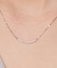Loveenb [14K Gold] Lab Diamond Swing Stick Necklace