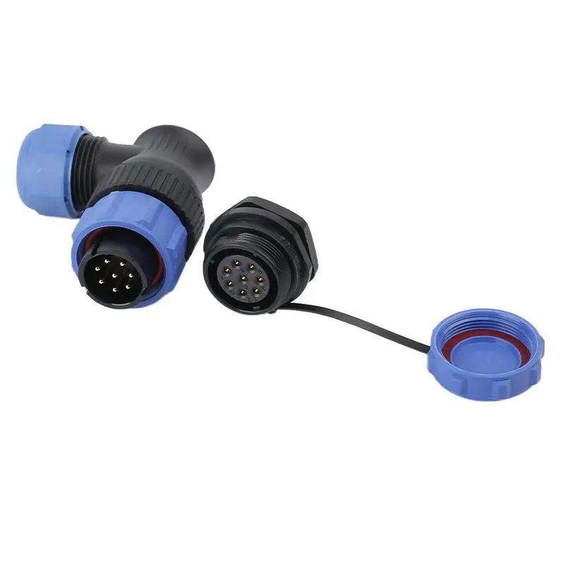 WEIPU SP21 SP2116/P SP2112/S 2 3 4 5 6 7 8 9 12 15-контактный Водонепроницаемый Ip68 Авиационный Разъем Адаптер Питания Адаптер Сигнала Пластик