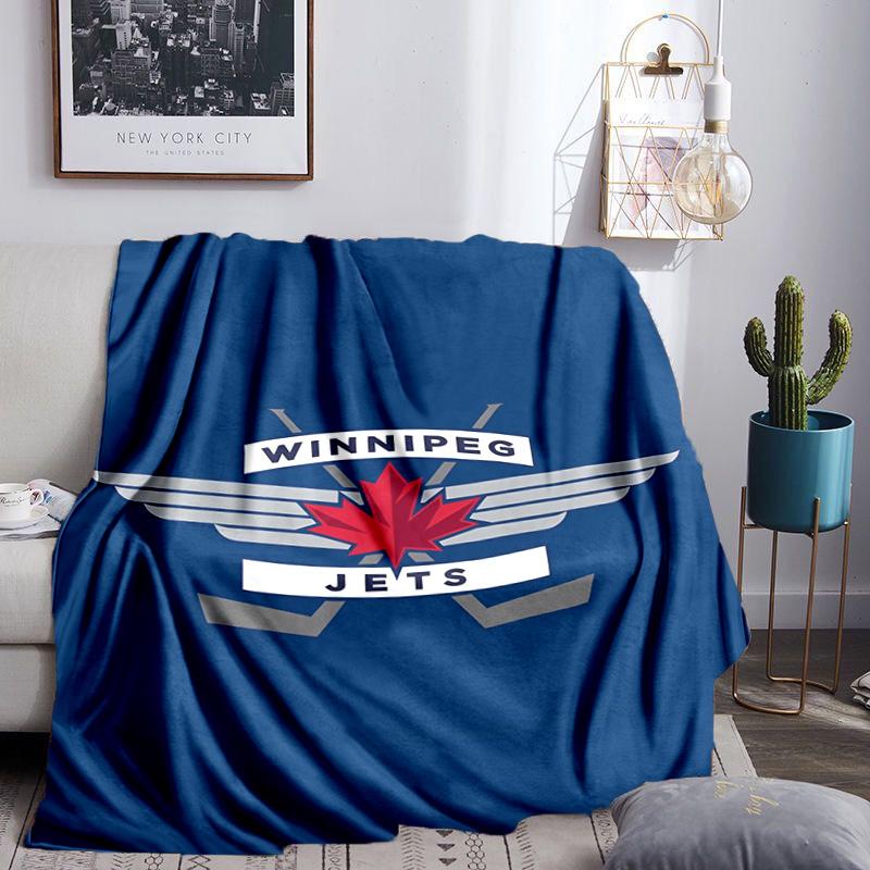 Winnipeg Spirit Throws Blanket Flannel Blankets Plush for Couch Bed Gifts for Men Women Travel picnic blanket Christmas fan gifts