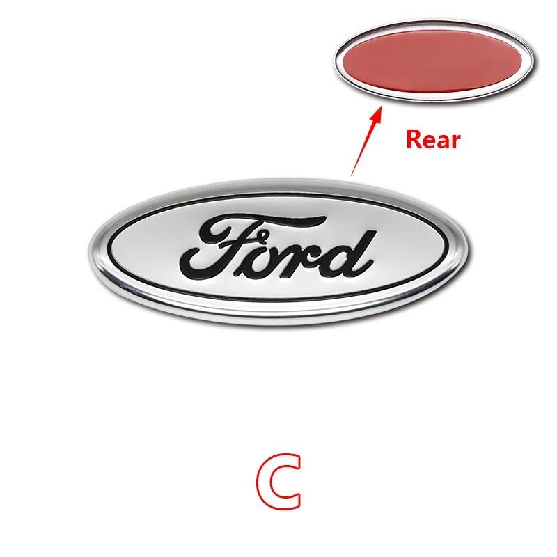 RVQX5 Car Styling Logo Steering Wheel Center Badge Logo Sticker interior Accessories For Ford Focus 3 MK2 Fiesta MK7 Mondeo MK4 Fusion