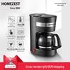 HOMEZEST CM1001B Капельная кофеварка и чайник - Компактный домашний кофейник