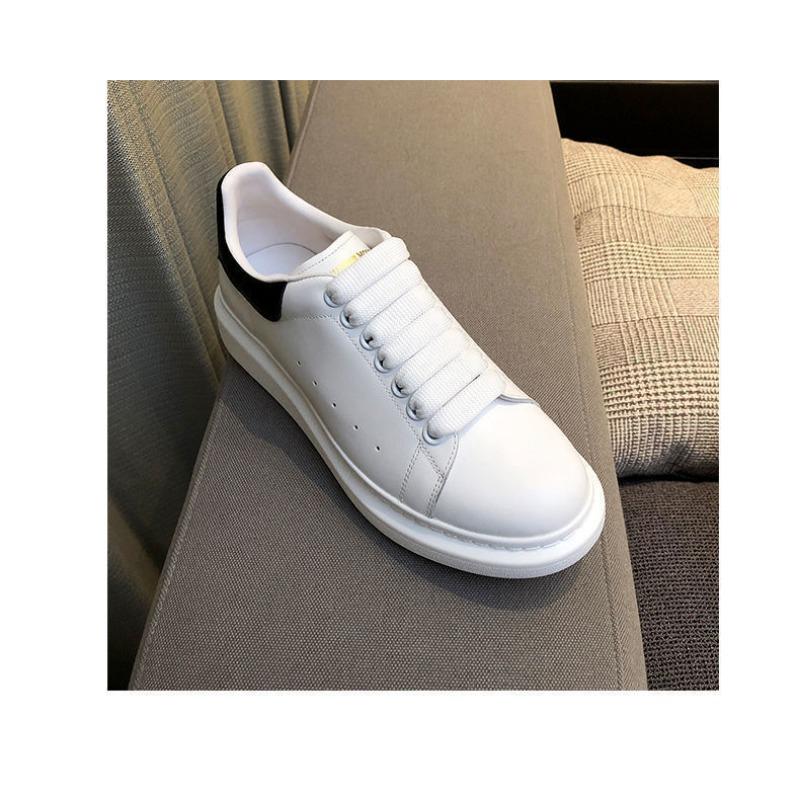 Women Thick Sole White Sneakers Casual Platform Height Increasing Fashion Shoes