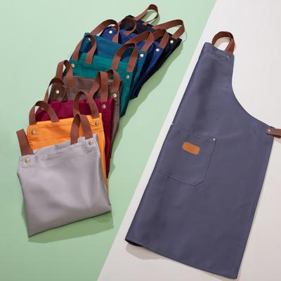 Фартук для выпечки, дышащий, грязеотталкивающий, необрастающий, удобный дизайн с ремешком, с 2 карманами, для приготовления чая с молоком, магазин поставок