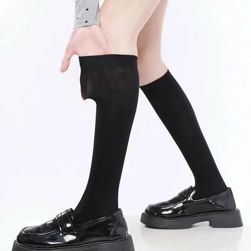 Cat Paw Silicone Dot Grip Over Knee Socks Spring Summer Solid Compression Thigh High Stockings For Women Girls Jk Aesthetic New
