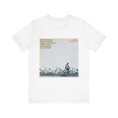 Декстер Гордон Gettin' Around Футболка с коротким рукавом Графический круглый вырез Унисекс Подарок