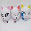 Demon Slayer Masks Tanjiro Rabbit Party Scar COS Fox Full Face Headgear Naruto Mask