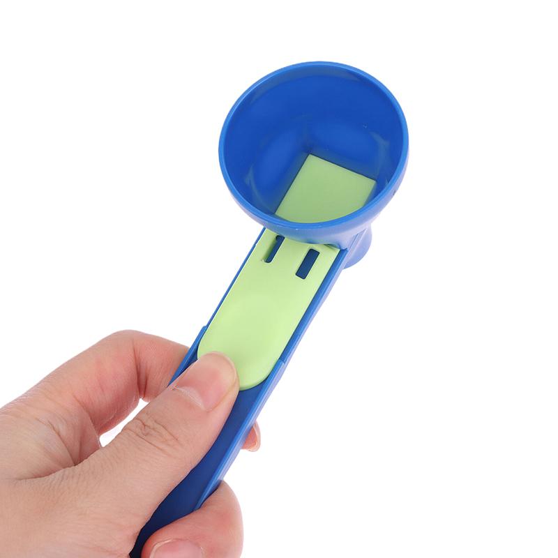 Кофейная воронка, мерная ложка с длинной ручкой, ложка для пудры, многоразовая, выдвижная, кофейная ложка, кухонные гаджеты