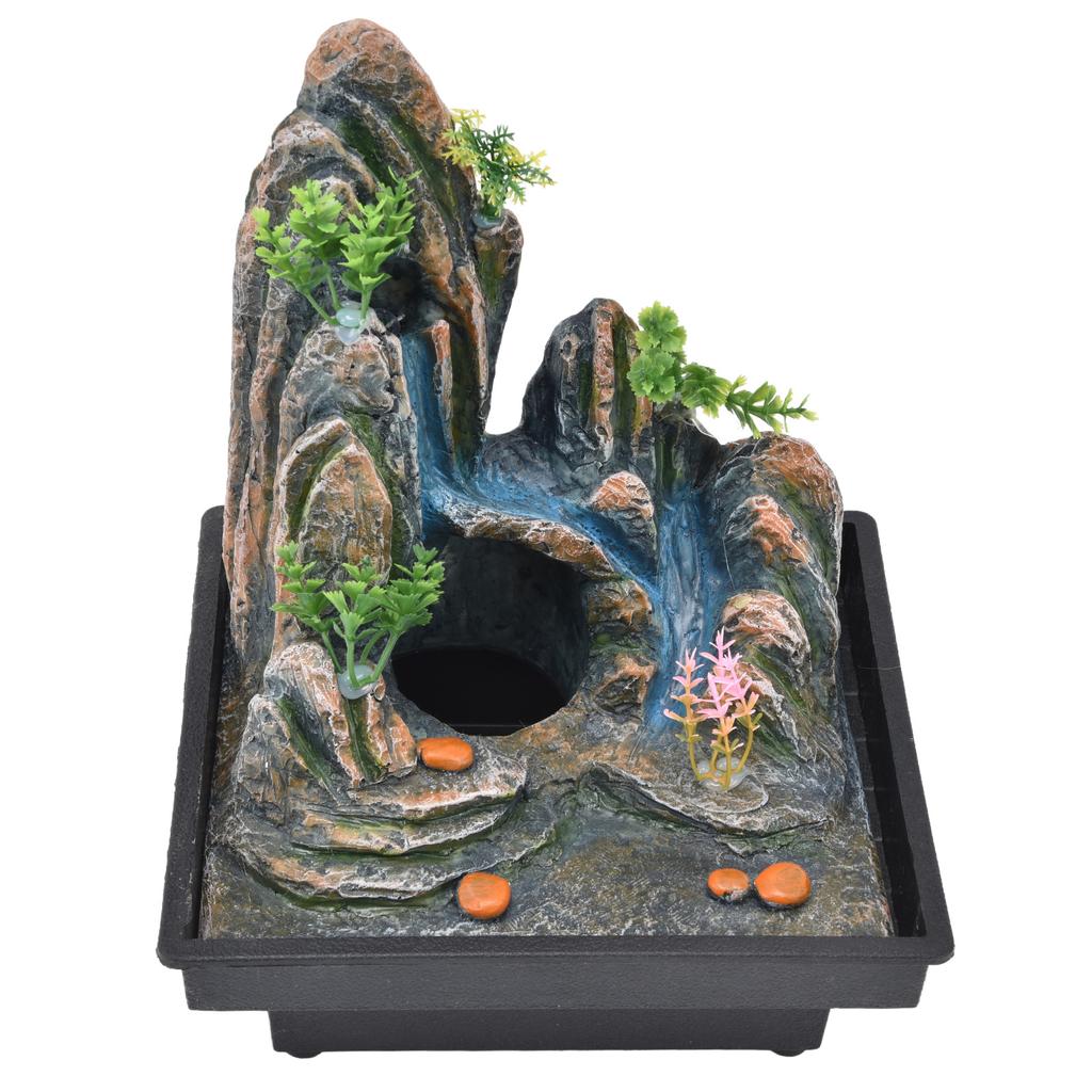 Настольный фонтан Rockery Stream с распылительным насосом для домашнего офиса, украшения стола в спальню, вилка ЕС