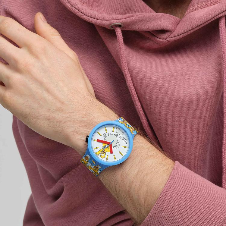 Swatch Мужские белые часы 47 мм SB05Z100 SB05Z100