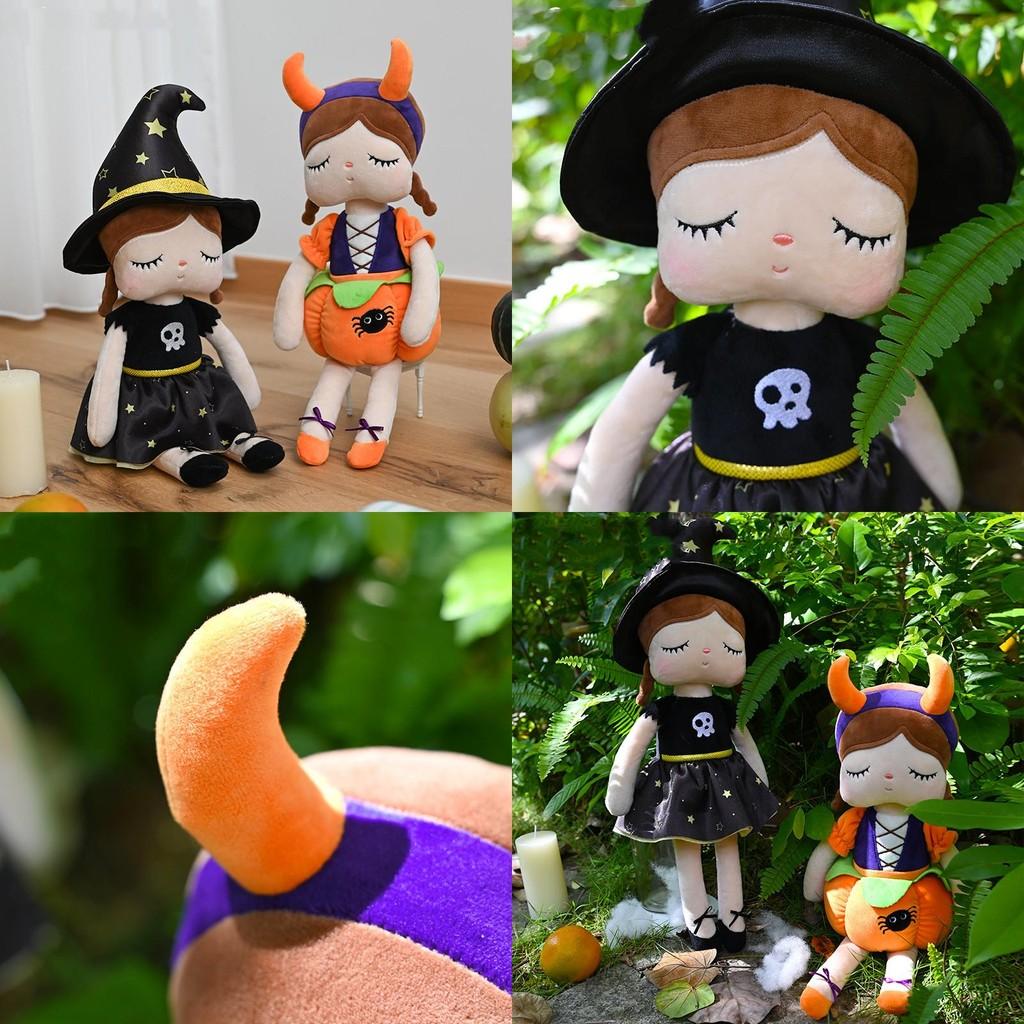 Adorable Angela Witch And Pumpkin Plush Toys For Halloween