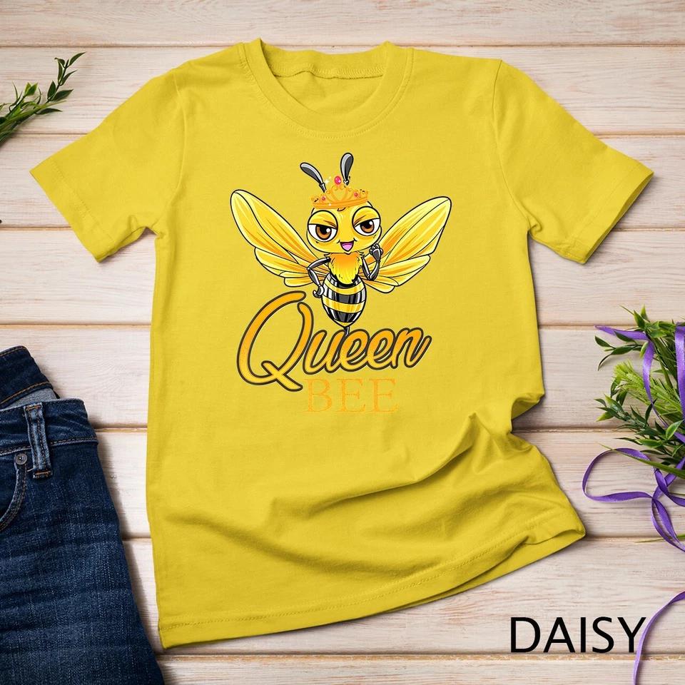 Queen Bee Crown Honey Bee Hive Gift T-Shirt Unisex T-shirt 2