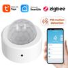 Tuya Smart Home ZigBee Датчик движения человека Защита безопасности Мини PIR Детектор движения Сигнализация Система Smart Life