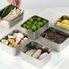 1/2/4/8Pcs Food Storage Containers Set Lunch Box Stainless Steel Stackable Snack Containers