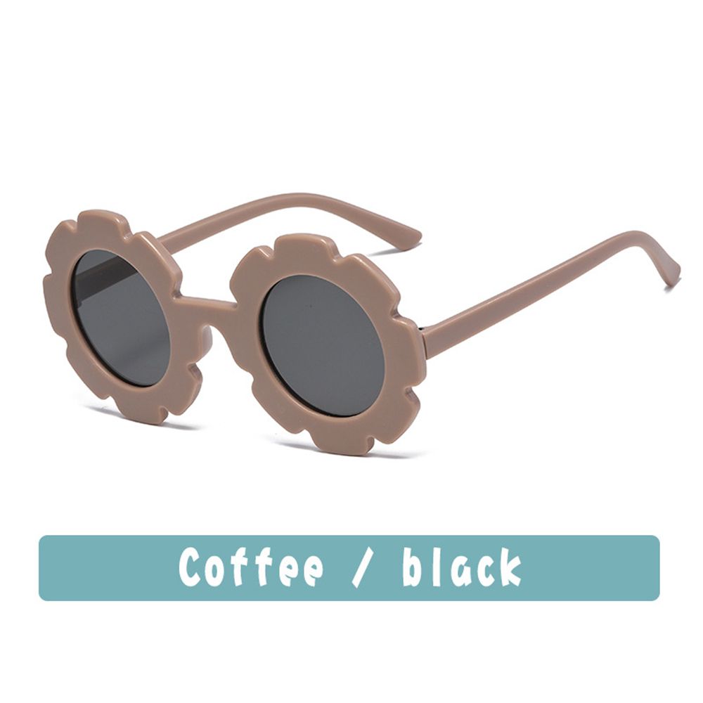 1pc Cute Fashion Trend Streetwear Eyewear Sun Glasses Vintage Flower Shape Children Sunglasses