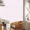White and powder pink dots wallpaper, subtle detail 50x1000