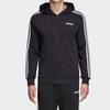 Men's adidas Knit Zipper Jacket Black DQ3102