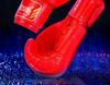 Jiuri Mountain 1109C Sanda Boxing Gloves: PU Material, Velcro Strap, Ideal for Sports & Protective Gear