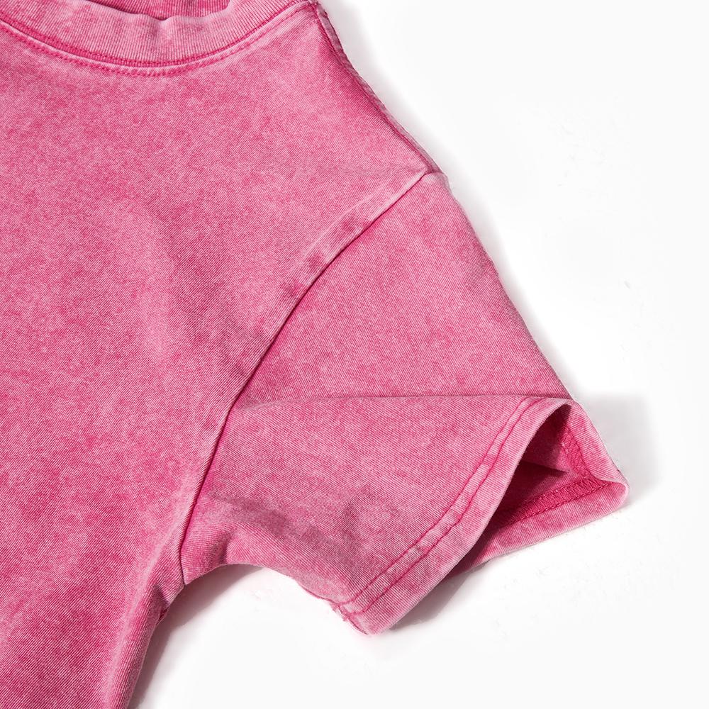 New York City Brooklyn Creative Letter Print Washed Crop T-Shirt Women Slim Tops Fitness T Shirts Cotton O-Neck T Shirt