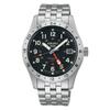 Мужские часы Seiko 5 Sports SBSC011 Field GMT серебристые