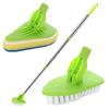 Floor Scrub Cleaning Brush Bathroom Tile Glass Squeegee Ground Seam Wall Toilet Long Handle Kitchen 2 In 1 Cleaning Brush