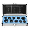 10Pcs/Set Damaged Bolts Nuts Screws Remover Extractor Removal Tools Set (9-19mm) Threading Tool Kit Black Nuts With 4 Styles