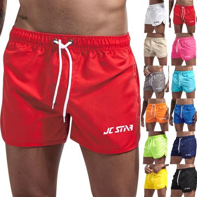 Мужские пляжные повседневные пляжные брюки с принтом, водонепроницаемые пять брюк, шорты для плавания, шорты