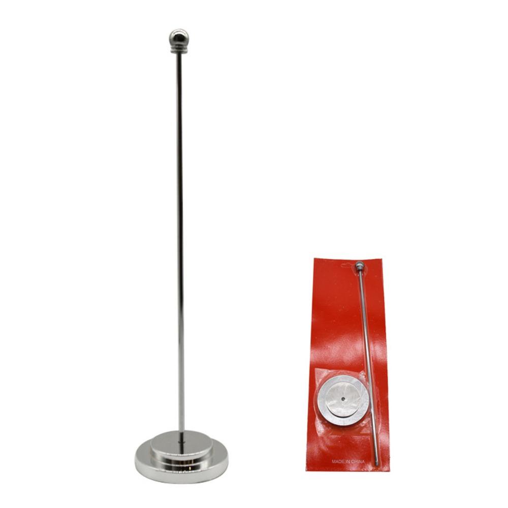 Nail-Free Desktop Flag Holder Metal Flagpole Simple Flags Display Stand  Meeting Room