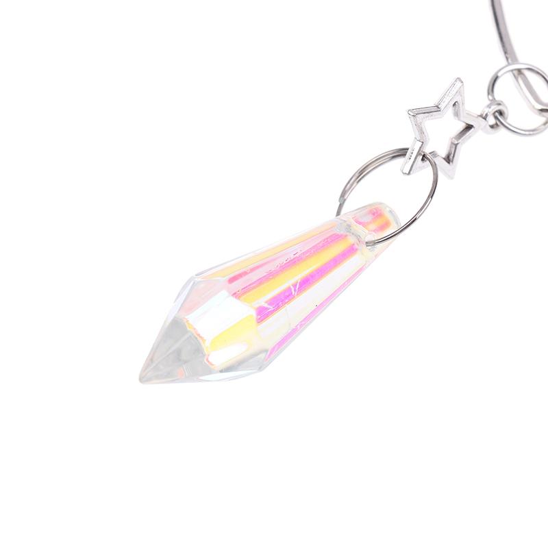 1Pc Crystal Wind Chime Moon Sun Star Catcher Diamond Prisms Pendant Dream Catcher Rainbow Hanging Drop Home Windchime