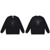 BAPE-Style Heavyweight Cotton Crewneck Sweatshirt Mens Oversized Streetwear Pullover Fall