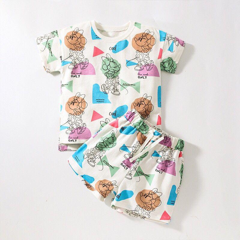 European and American Cartoon Mouse Shorts Casual Children's Clothing Cotton