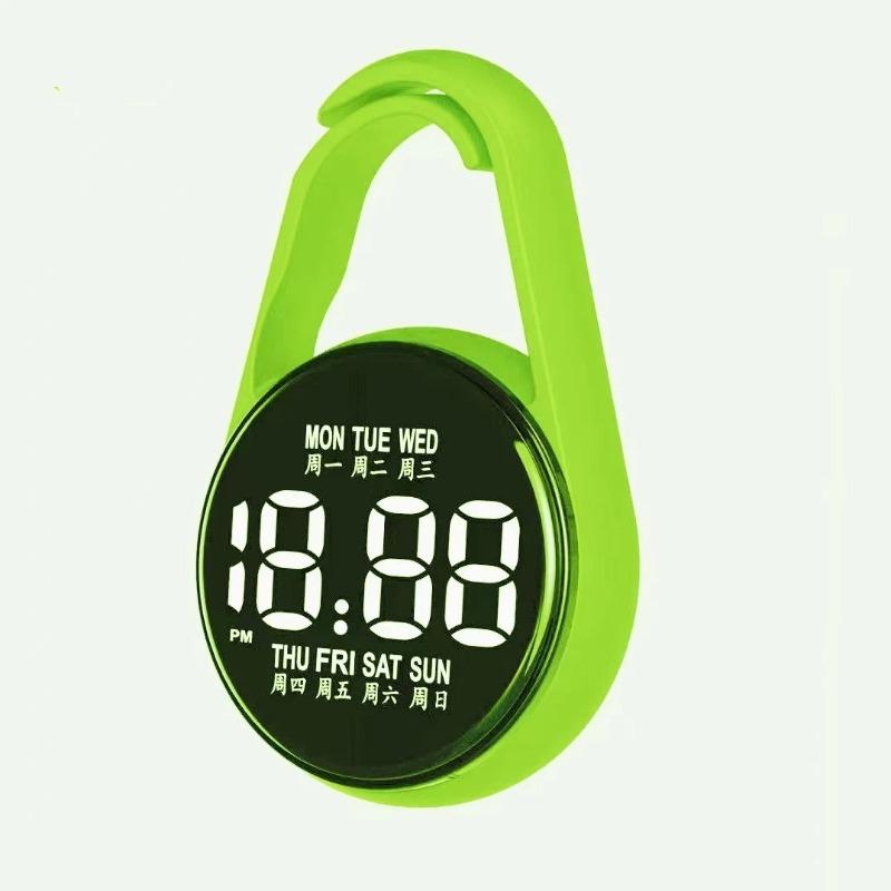 LED Electronic Hanging Watch Night Light Digital Electronic Hanging Watch Pocket Watch