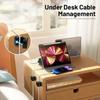 1/3/6PCS Magnetic Cable Clip Magnetic Cable Winder Cord Organizer Adjustable Cord Holder Under Desk Cable Management Holder