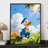 Disney Donald Duck butterflies 5D handmade diy diamond painting kit, home wall decoration